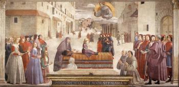 Domenico Ghirlandaio : St Francis cycle, Resurrection of the Boy